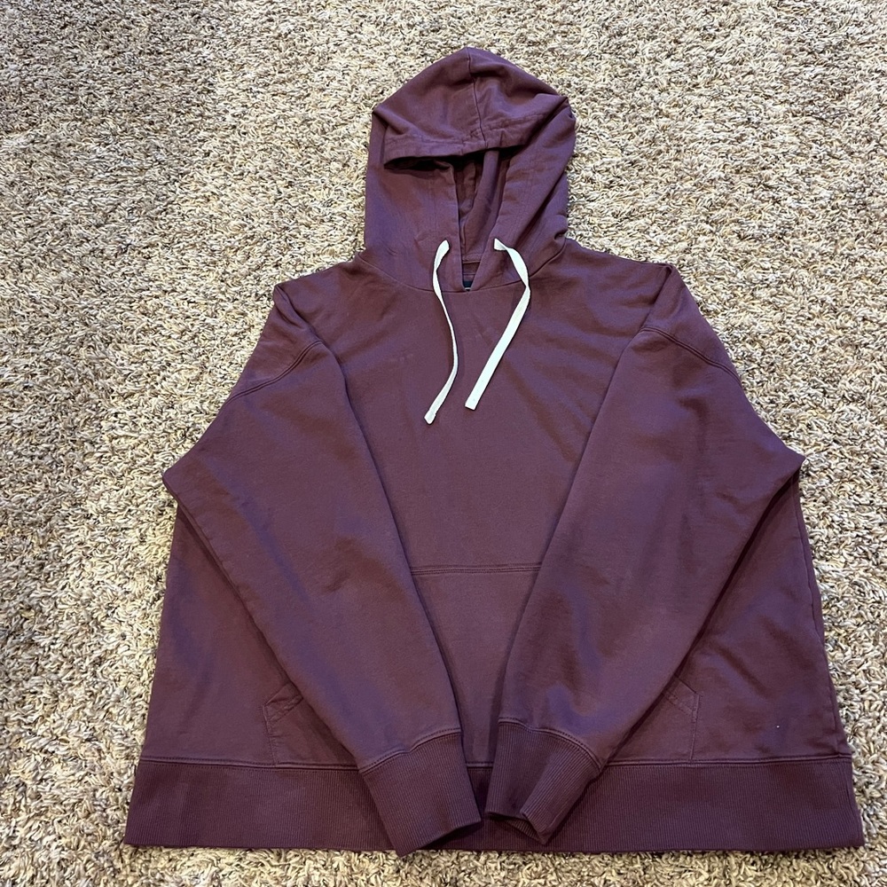 Purple oversized hoodie